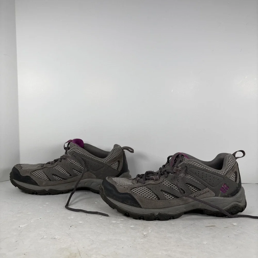 Size 7 Columbia Gray Techlite Hiking Trail Shoe Sneakers BL3983-061‎